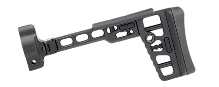 Samson 040616301 Black Aluminum S.A.S Folding Adapter with MP5 End Cap
