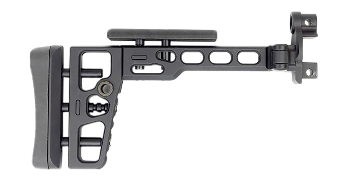 Samson 040616601 Black Aluminum S.A.S Folding Stock with MP5K End Cap