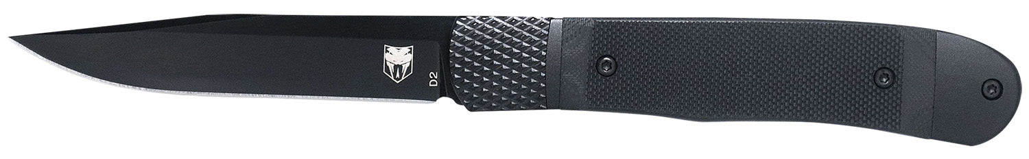 CobraTec Knives Trapper 3.13" Folding Hidden Release 154CM SS Blade Black G10 Scales Pocket Clip