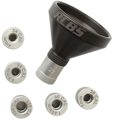 RCBS MatchMaster Powder Funnel Kit Aluminum with Storage Case