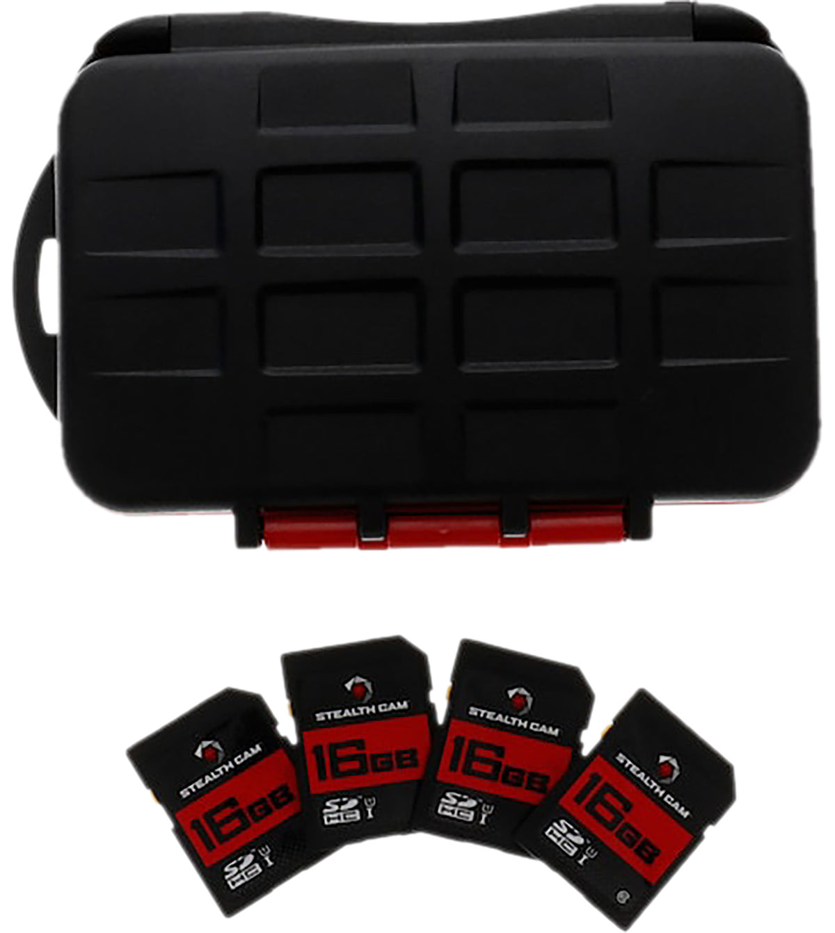 Stealth Cam Hard Shell Memory Card Case Anti-Shock Dust-Proof SD Storage