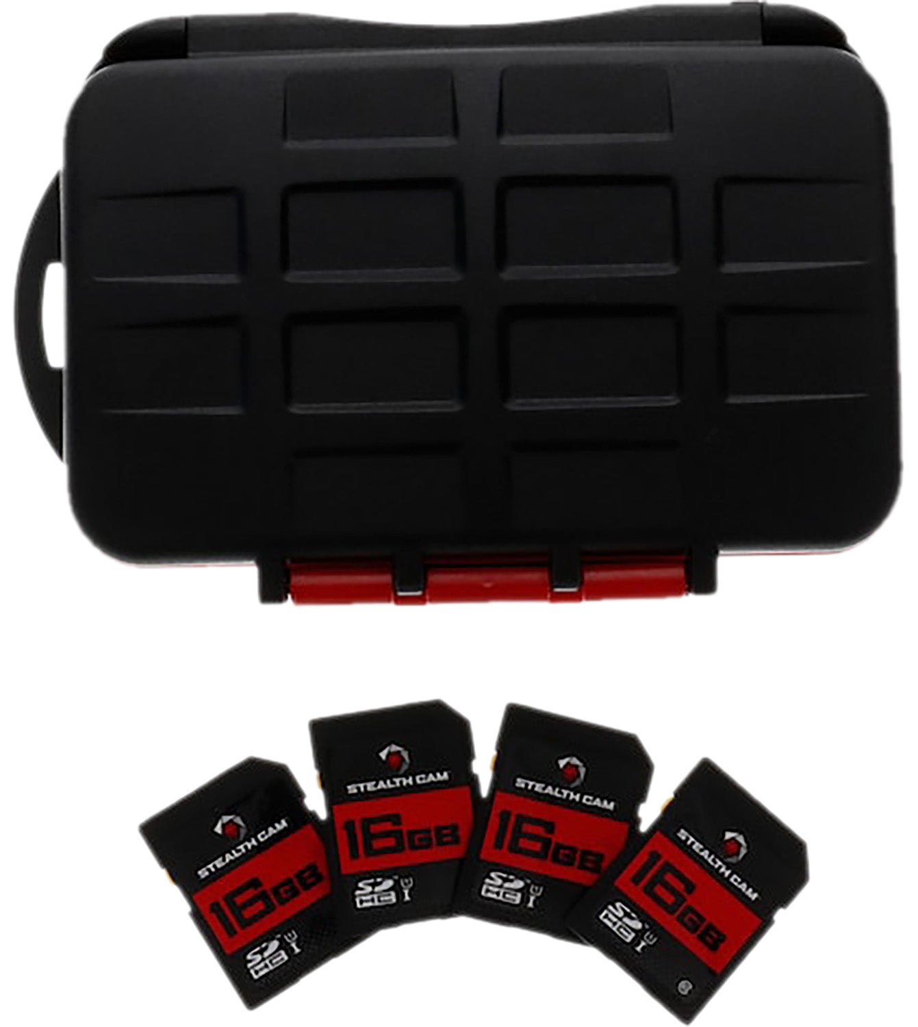 Stealth Cam Hard Shell Memory Card Case Anti-Shock Dust-Proof SD Storage
