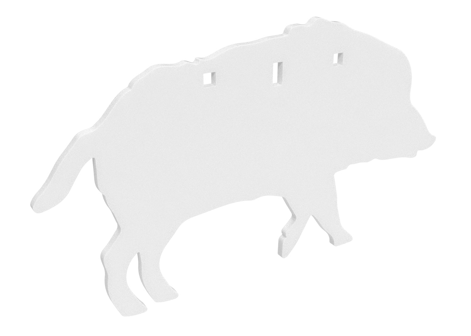 Birchwood Casey BC-47709 3/8" AR500 Steel Boar Silhouette Centerfire Target