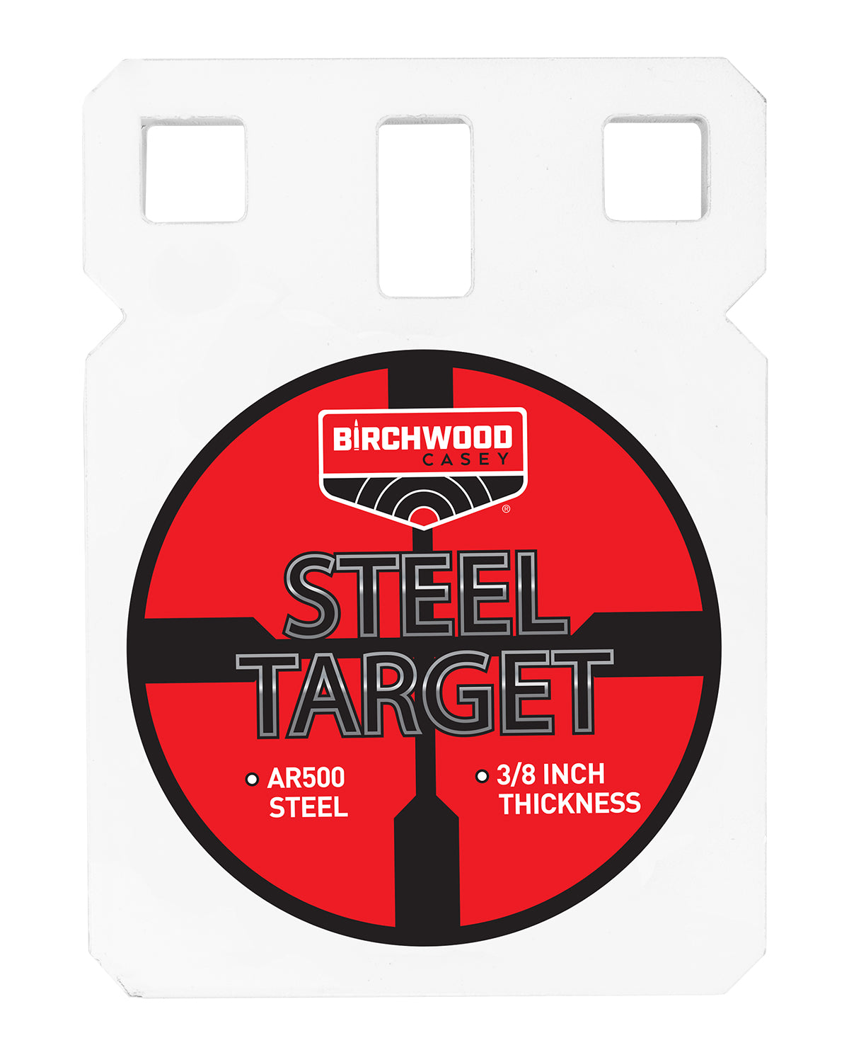 Birchwood Casey BC-SQR4-38 Centerfire 3/8" AR500 Steel Square Gong 4"
