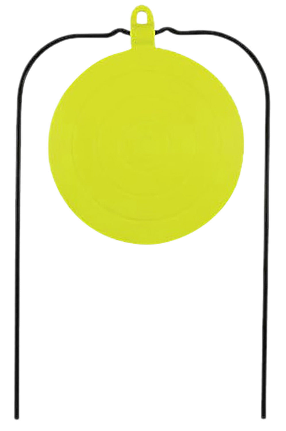 Birchwood Casey BC-48025 Steel 8" Hanging Plate Target Kit Yellow Includes ShootNC Adhesive Target
