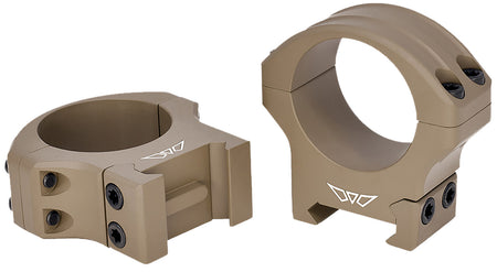 Warne 8501DE 1" MagnaFusion Alloy Dark Earth Cerakote HyperLite Scope Rings Maxima/Weaver/Picatinny