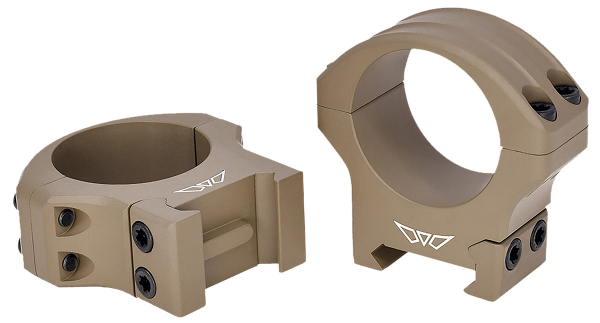 Warne 8502DE 1" MagnaFusion Alloy Dark Earth Cerakote HyperLite Scope Rings Maxima/Weaver/Picatinny