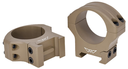 Warne 8502DE 1" MagnaFusion Alloy Dark Earth Cerakote HyperLite Scope Rings Maxima/Weaver/Picatinny