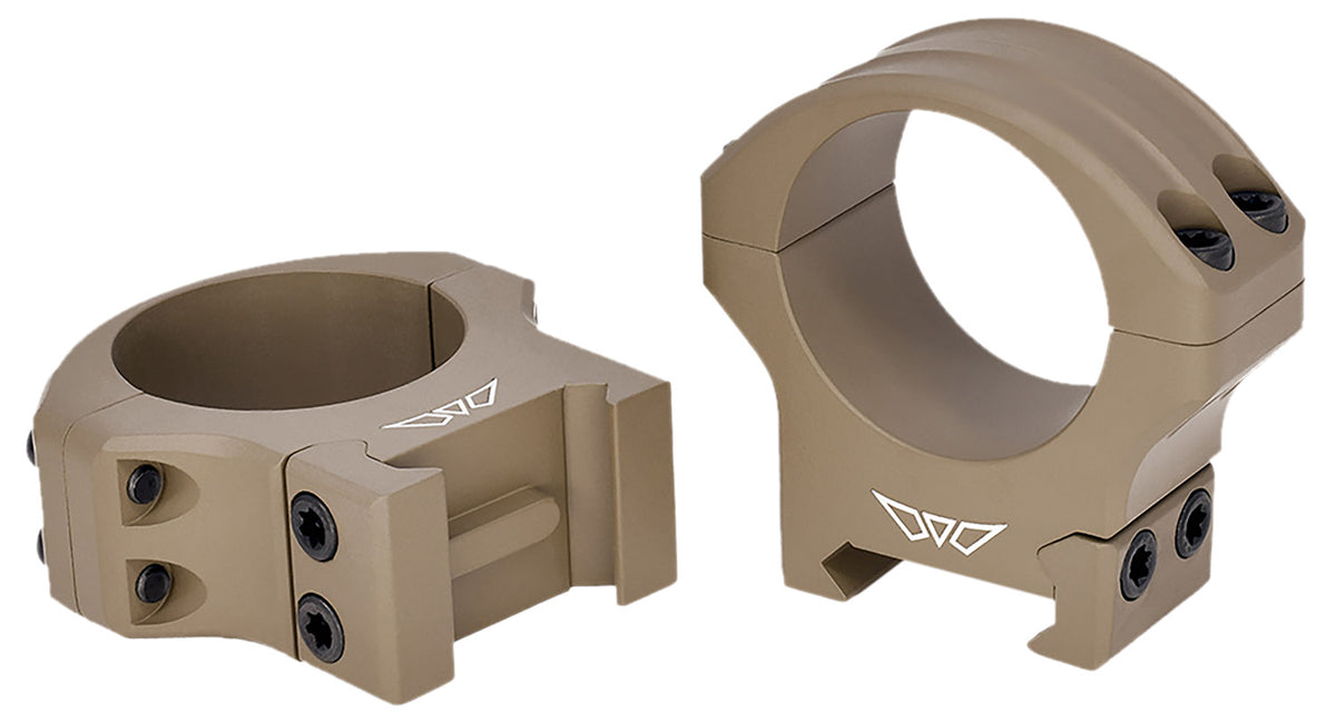 Warne 8513DE 30mm MagnaFusion Alloy Dark Earth Cerakote HyperLite Scope Rings Maxima/Weaver/Picatinny