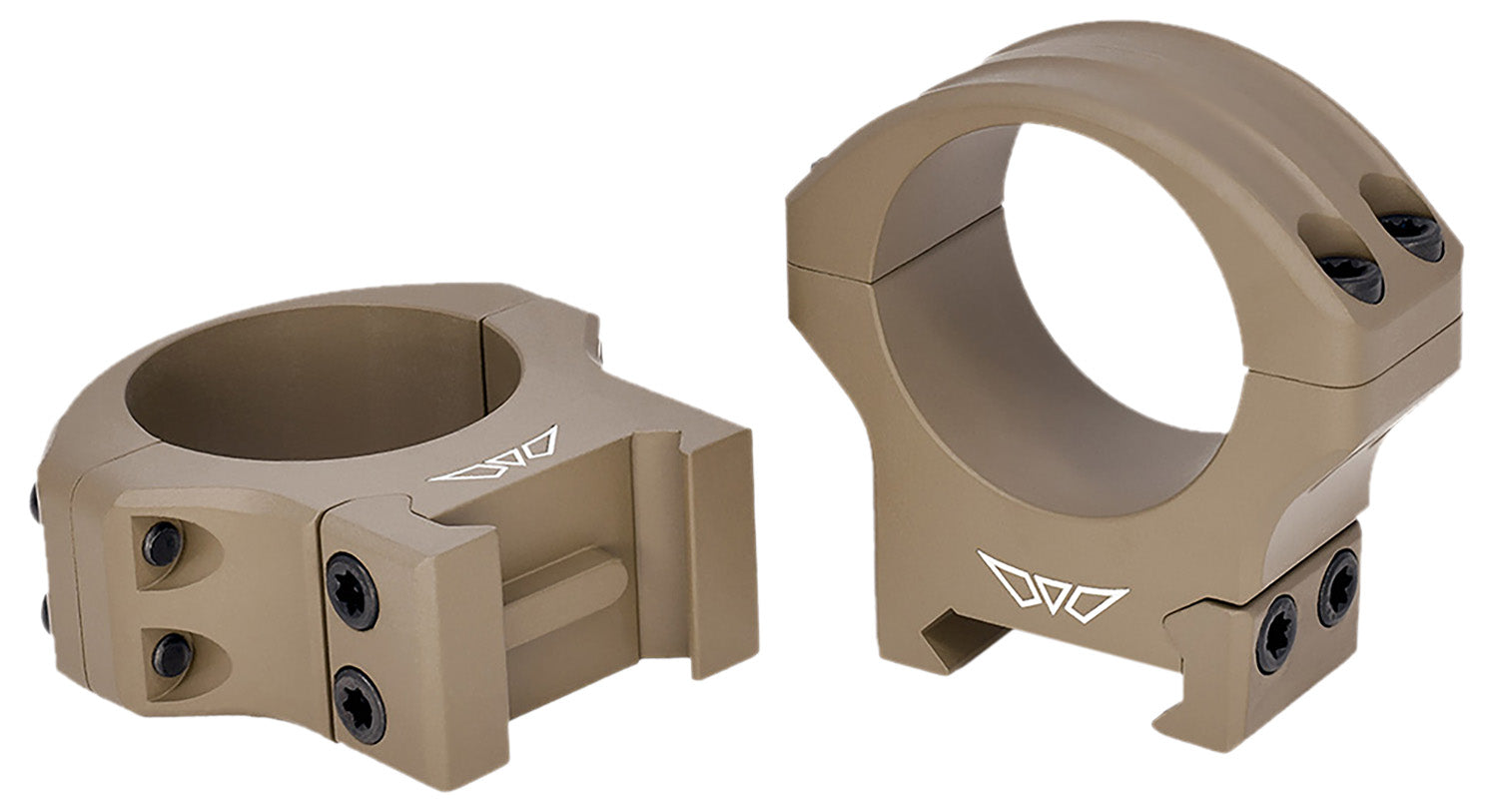 Warne 8513DE 30mm MagnaFusion Alloy Dark Earth Cerakote HyperLite Scope Rings Maxima/Weaver/Picatinny