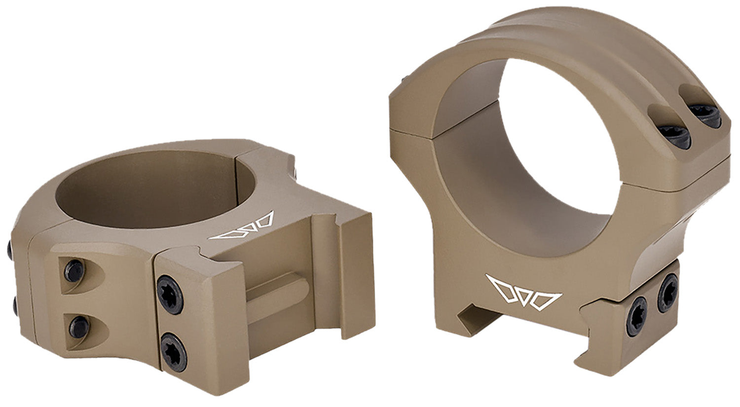Warne 8514DE 30mm MagnaFusion Alloy Dark Earth Cerakote HyperLite Scope Rings Maxima/Weaver/Picatinny