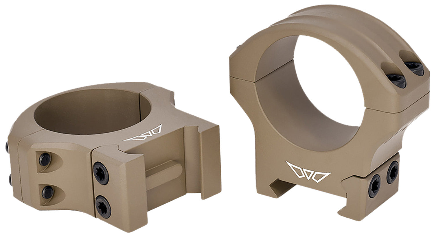 Warne 8521DE 34mm MagnaFusion Alloy Dark Earth Cerakote HyperLite Scope Rings Maxima/Weaver/Picatinny