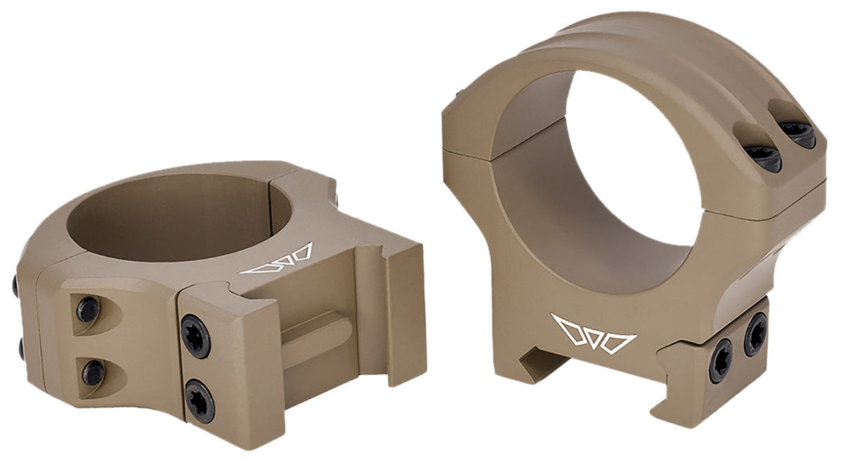 Warne 8522DE 34mm MagnaFusion Alloy Dark Earth Cerakote HyperLite Scope Rings Picatinny/Weaver/Maxima