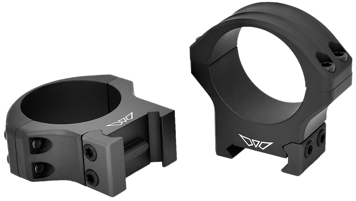 Warne 521M 34mm Matte Black Steel Maxima Horizontal Medium Scope Rings Picatinny/Weaver