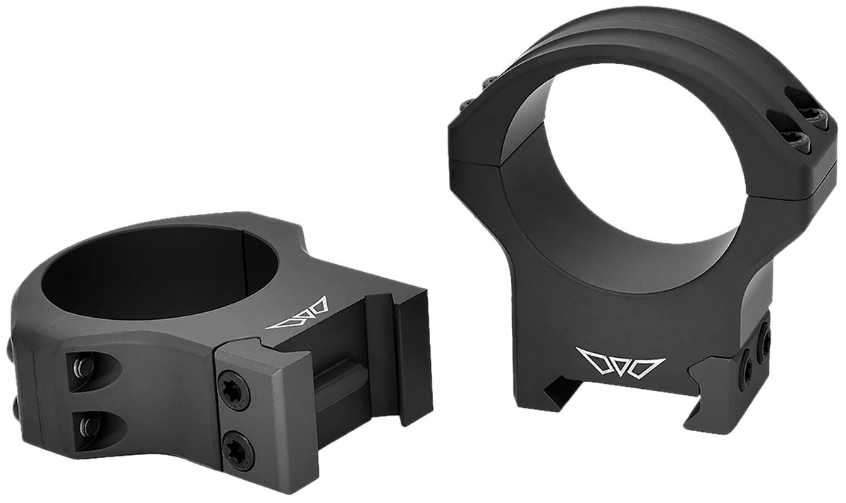 Warne 522M 34mm Matte Black Steel Maxima Horizontal High Scope Rings Picatinny/Weaver