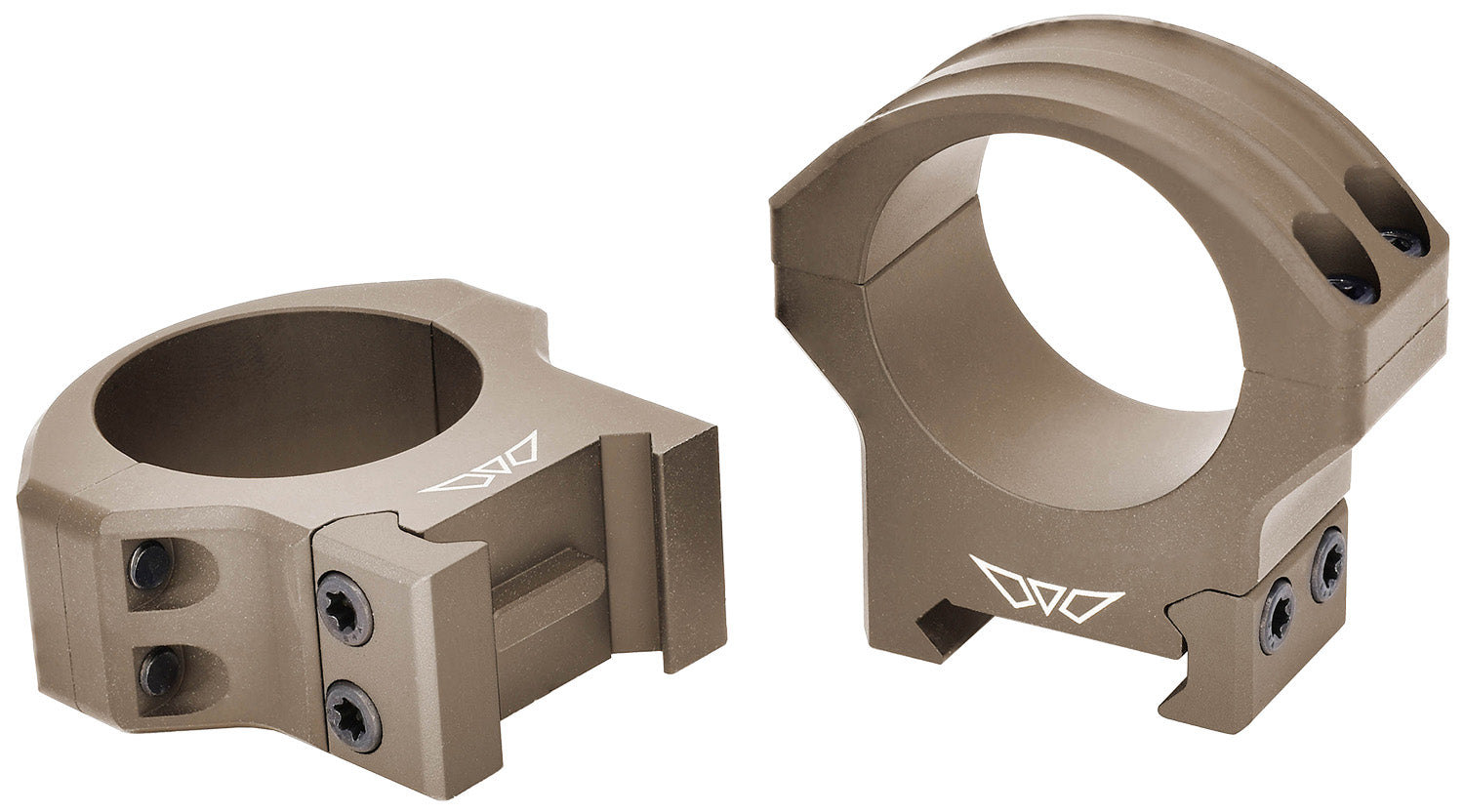 Warne 8501TM 1" MagnaFusion Alloy Dark Earth Cerakote HyperLite Scope Rings Picatinny/Weaver/Maxima for Tikka