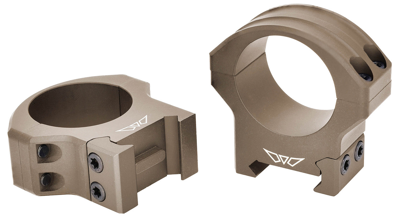 Warne 8502TM 1" MagnaFusion Alloy Dark Earth Cerakote HyperLite Scope Rings Picatinny/Weaver/Maxima for Tikka