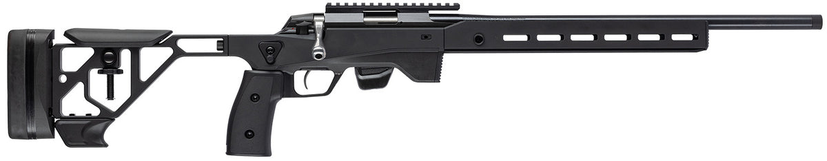 Tikka JRT1XATB30016 T1X Ace Target 122 LR 10+1 16" Black Anodized Threaded Barrel, Picatinny Rail Receiver, ARCA/M-LOK Handguards, Black Adjustable Aluminum Stock, Black Polymer Grips