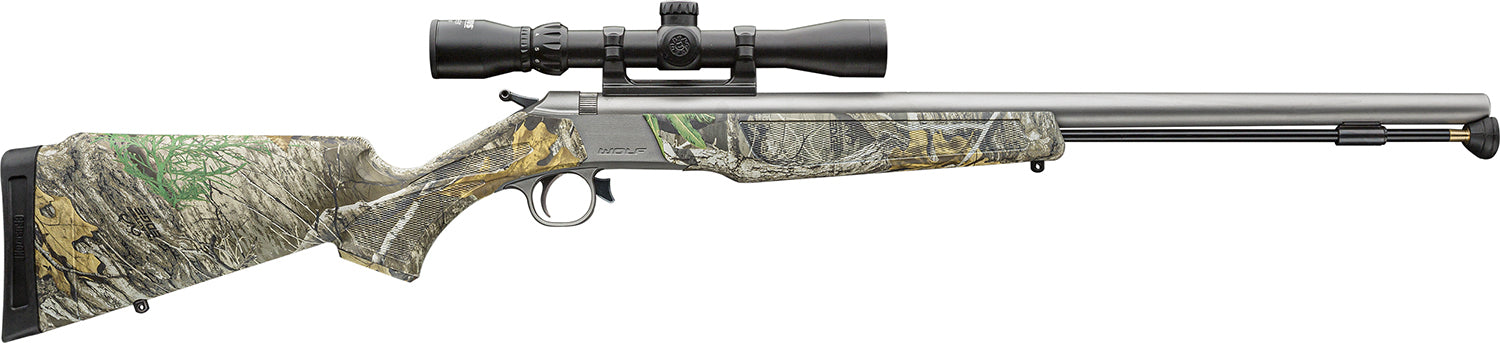 CVA Wolf V2 209 Magnum .50 Cal 24" SS/RT Edge Muzzleloader w/ 3-9x32 Scope Bundle