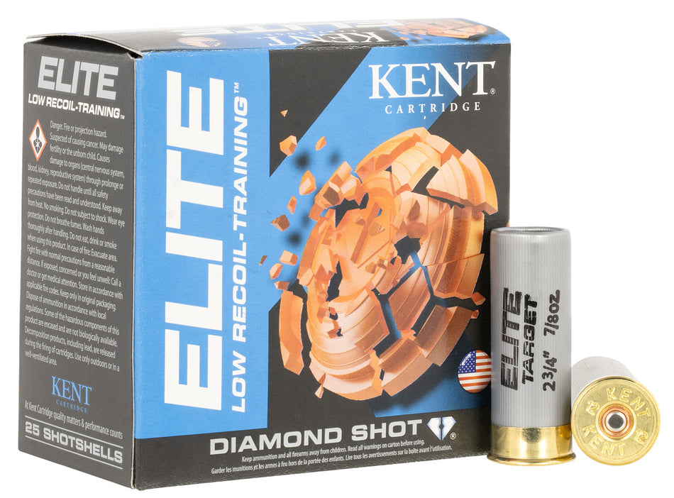 Kent Cartridge 12 Gauge Shotgun Ammo  2.75 in 7/8 oz #8