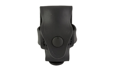 1791 Gunleather Revolver Speed Loader Carrier, Ambidextrous OWB Belt Carrier, J/K-Frame, Steer Hide, Stealth Black