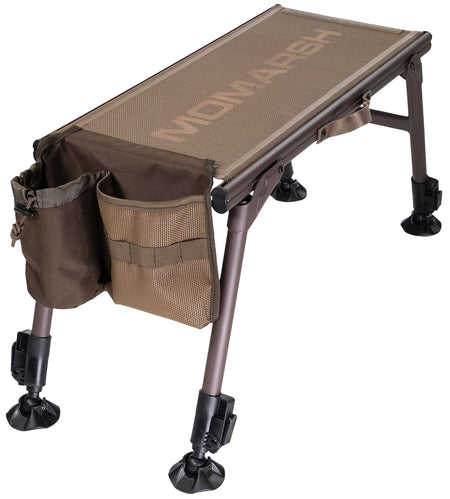 MOmarsh 31592 Hunting Bench Seat Adjustable Height 15" to 20" Lightweight
