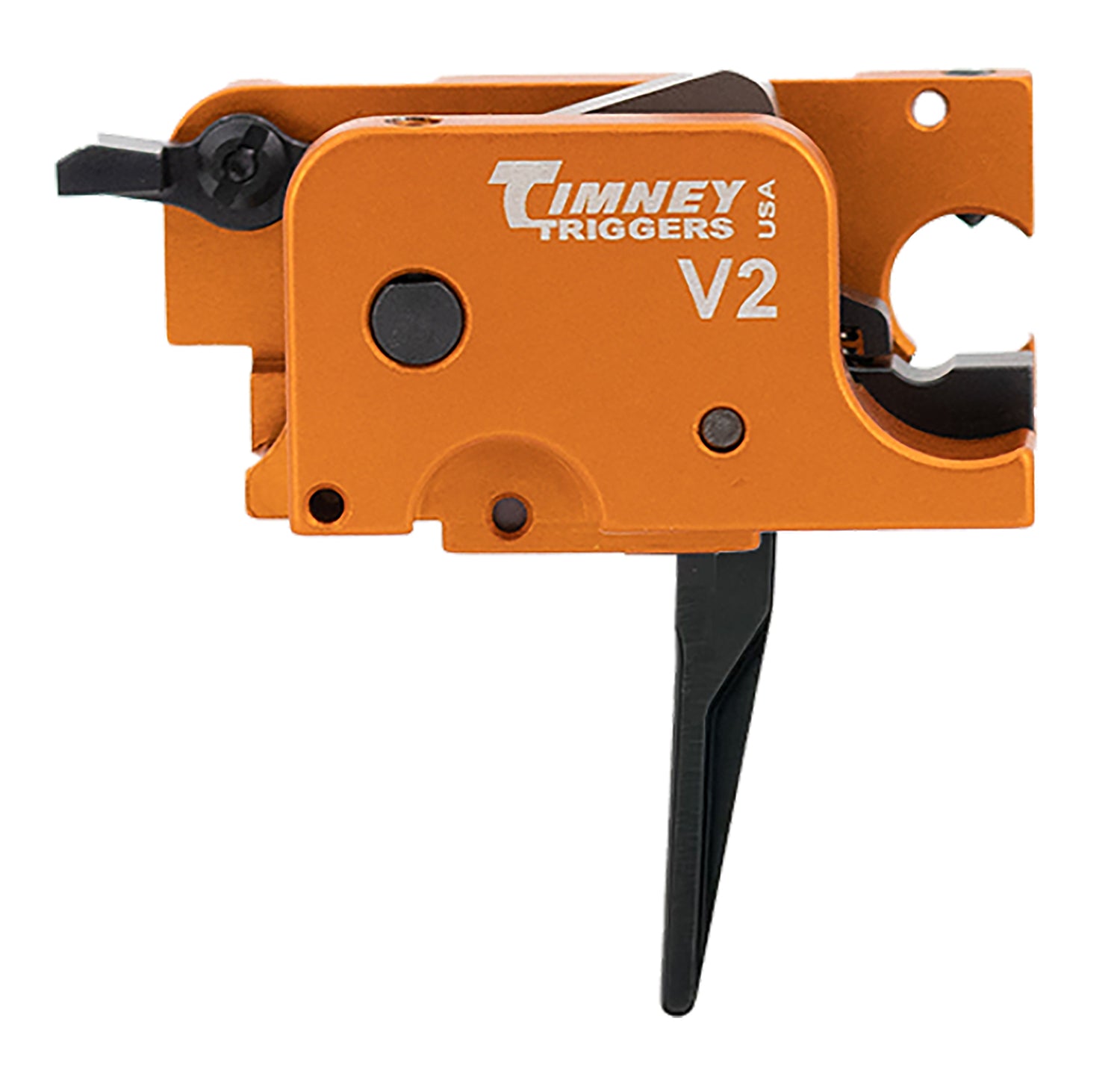 Timney Triggers CZ Scorpion V2 Drop-In Straight Trigger – Orange/Black Finish, 9mm