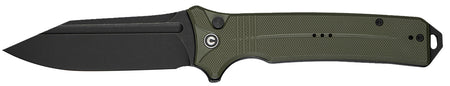 Civivi C23080-3 Neurohaptic 3.74" Flipper Folding Button Lock Clip Point Nitro-V Blade OD Green G10 Handle