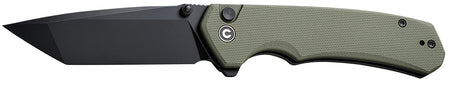 Civivi Knives Brazen 3.46" Folder, Black D2 Steel Blade, OD Green Textured G10 Handle, Liner Lock