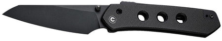 Civivi C22036-1 Vision FG 3.54" Tanto Folding Knife Black Nitro-V Blade with Black G10 Handle
