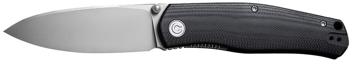 Civivi C22007-1 Sokoke 3.35" Drop Point Folding EDC Knife Bead Blasted 14C28N Blade, Black G10 Handle