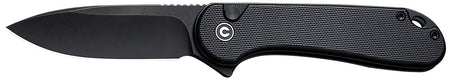 Civivi C18062P-1 Elementum II 2.96" Drop Point Folding EDC Knife Stonewashed Nitro-V Blade, Black G10 Handle