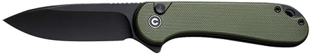 Civivi Knives Elementum II EDC C18062P-3 2.96" Folding Drop Point Plain Blade OD Green G10 Handle Button Lock