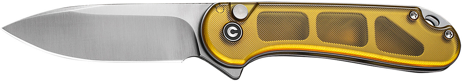 Civivi Knives Elementum II EDC C18062P-7 2.96" Folding Drop Point Nitro-V Satin Blade Ultem Anti-Slip Handle