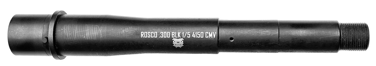 Rosco Manufacturing BL-075-HB-300BLK-5-P 7.50" .300 Blackout Nitride Barrel, 4150 CMV