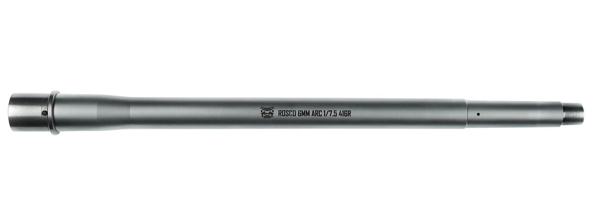Rosco Manufacturing 16" 6mm ARC Nickel Boron Stainless Purebred Barrel Rifle Gas