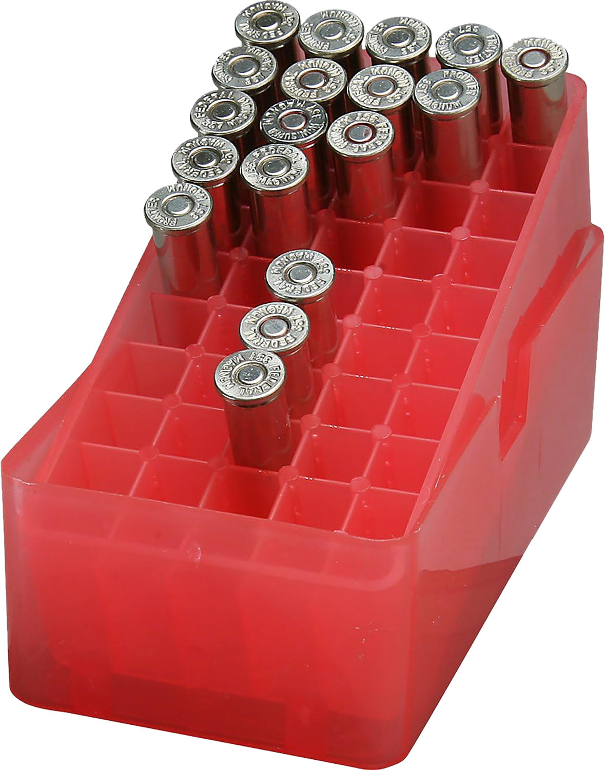 MTM Case-Gard E504541 J-50 Red Slip-Top Ammo Box Multi Caliber 50rds