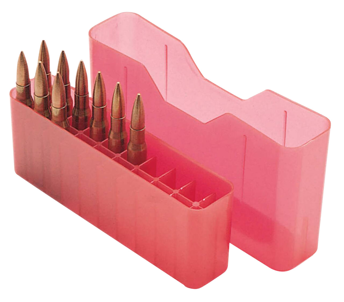 MTM Case-Gard J20LLD29 20rd Slip-Top Ammo Box 7mm Rem Mag/338 Win Mag Red