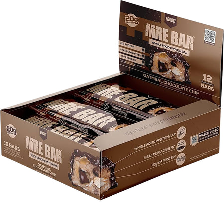 Redcon1 MRE Oatmeal Chocolate Chip Soft Baked Protein Bar 12 Pack