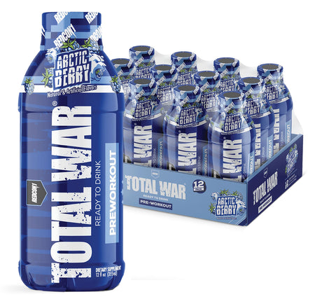 Redcon1 Total War Arctic Berry Ready to Drink Pre-Workout 12 Pack