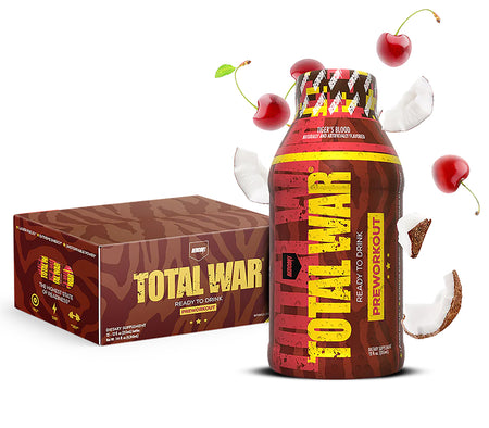 Redcon1 Total War Tigers Blood RTD Pre-Workout Drink 12 Pack