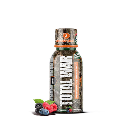 Redcon1 Total War Energy Shot Sour Wild Berry Flavor 12 Pack