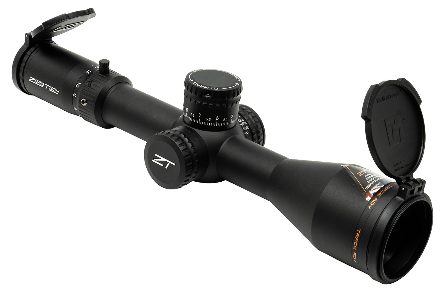 Zero Tech Optics Trace Advanced TR5306FT3-IR Black 5-30x56mm Illuminated RMG 2 FFP 34mm Tube Scope