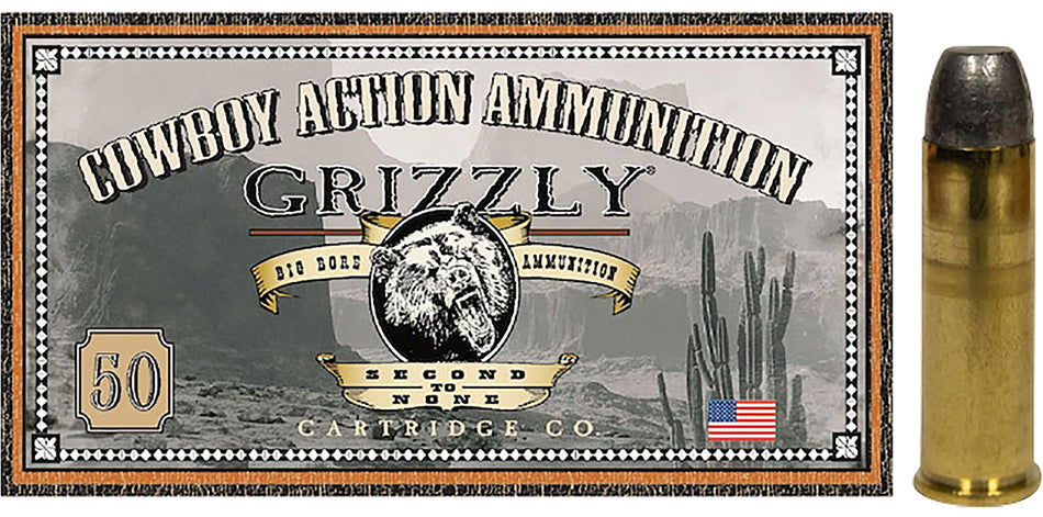 Grizzly Cartridge .44 S&W Special  200 grain Solid Lead Round Nose ammunition