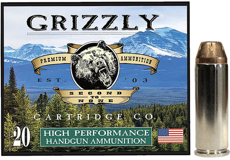 Grizzly Cartridge .45 Long Colt  225 grain Jacketed Hollow Point ammunition
