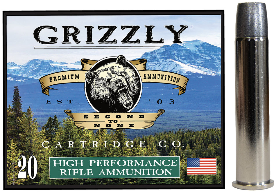 Grizzly Cartridge .45-70 Government  405 grain Long Wide Nose Gas Check ammunition