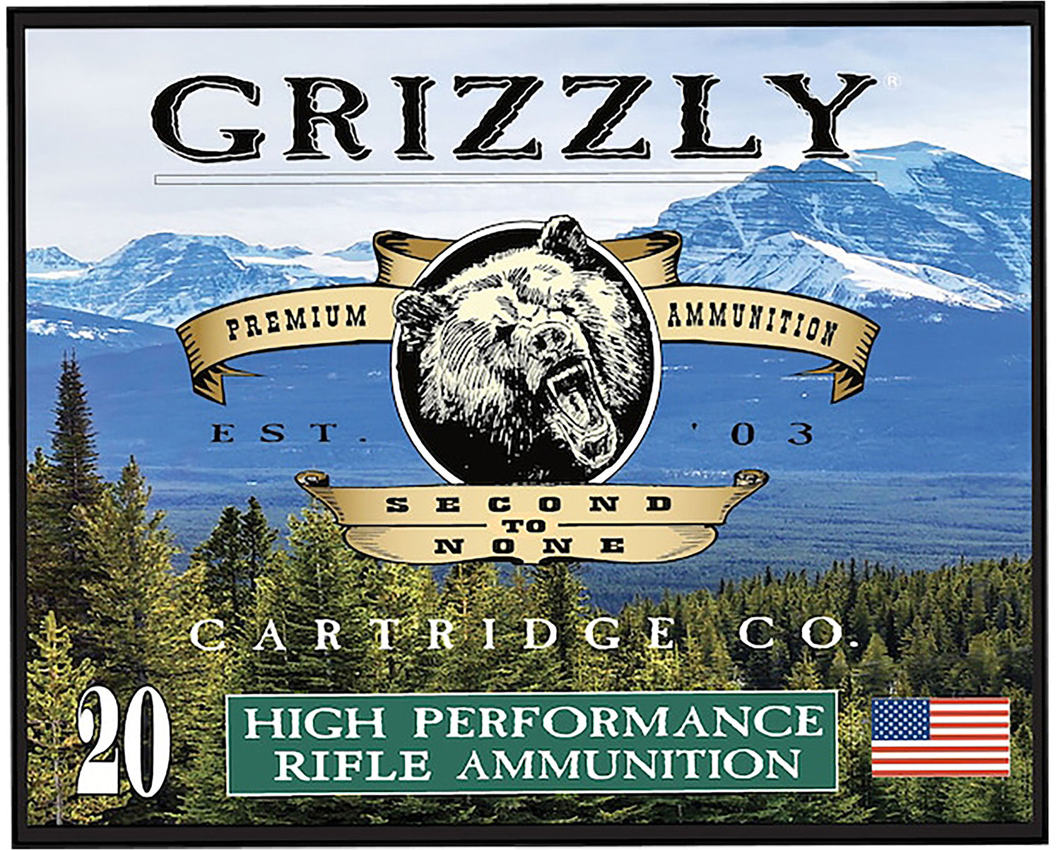 Grizzly Cartridge .45-70 Government  420 grain Long Wide Nose Gas Check ammunition