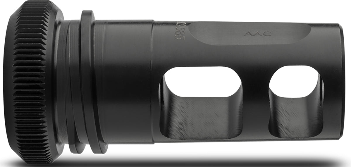 AAC 65017 BlackOut 7.62mm 90T Muzzle Brake for MK13-SD Suppressor Black SCARmor Finish