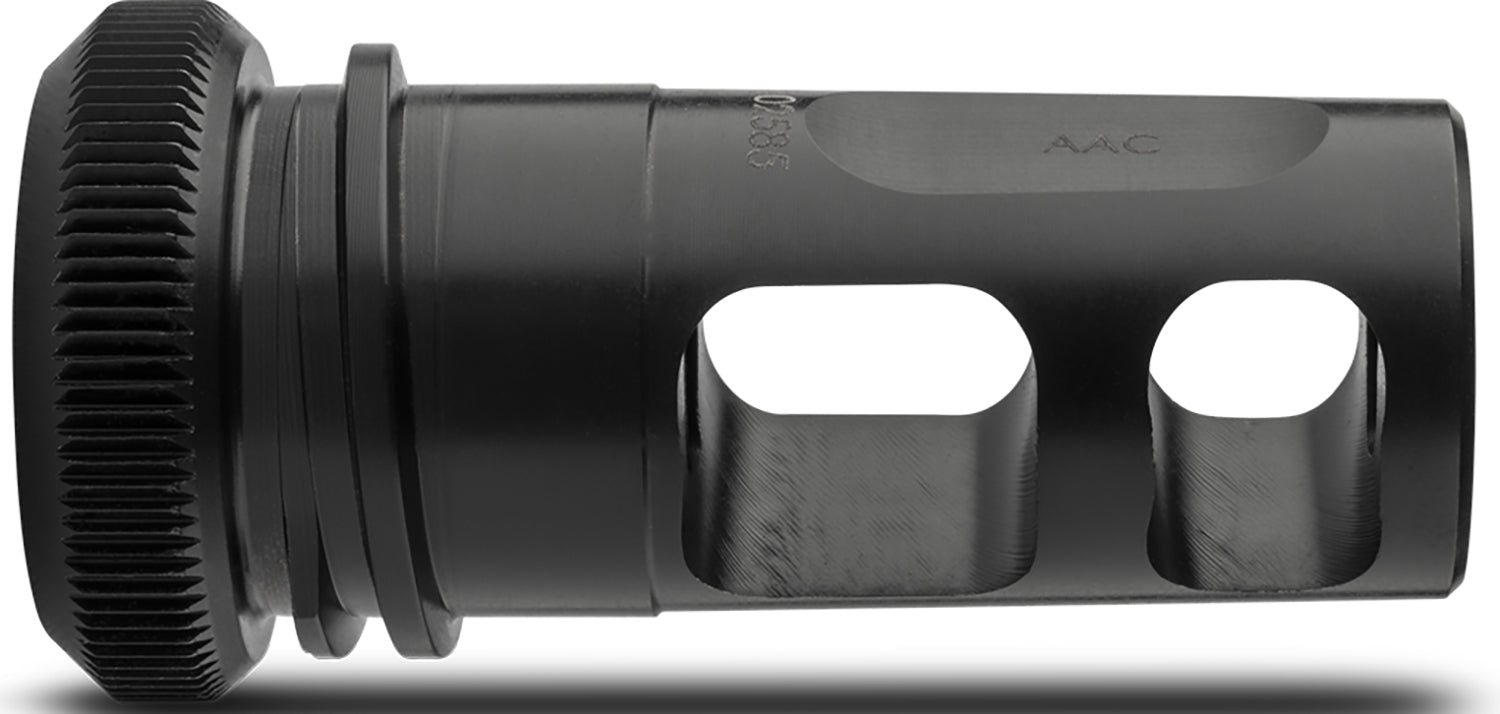AAC 65017 BlackOut 7.62mm 90T Muzzle Brake for MK13-SD Suppressor Black SCARmor Finish