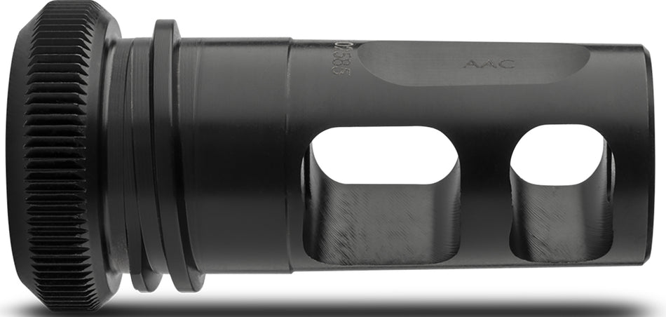 AAC 65017 BlackOut 7.62mm 90T Muzzle Brake for MK13-SD Suppressor Black SCARmor Finish